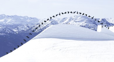 Další magor, co to roztočil 4x hlavou dolů na snowboardu!