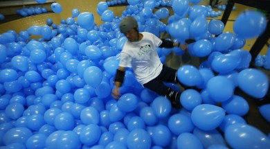 Skateboarding a 5001 balónků ve hře