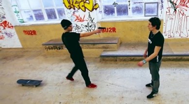 Skateboarding VS Parkour aneb Mára Čejchan VS Jim Dohnal