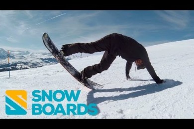 Škola snowboardingu zdarma od pravého zabijáka