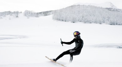 Wakeskating na sněhu? No proč ne ;-)