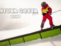 Vojta Břeský (13 let) a jeho freeski sezónička