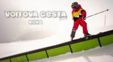 Vojta Břeský (13 let) a jeho freeski sezónička