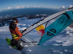 Windsurfing na sněhu