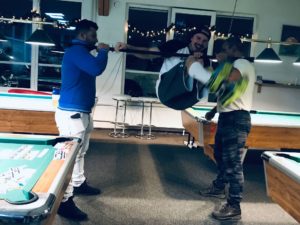 Honza Kaňůrek na hodně živé hrazdě :-)