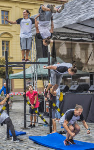 Jim Dohnal a jeho gainer v Pardubicích